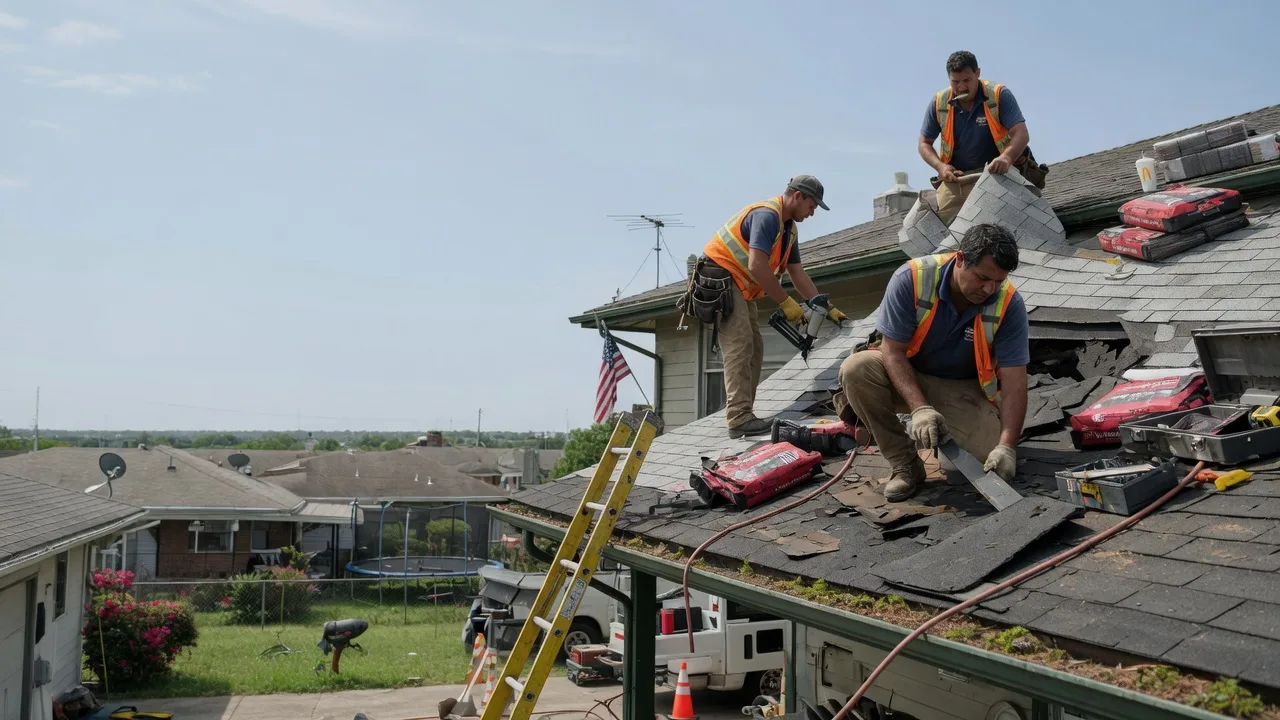 Roof Repair in Oakford, IN near me